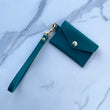 Load image into Gallery viewer, Leather Card Wallet Wristlet