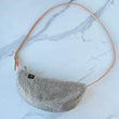 Load image into Gallery viewer, Half-Moon Sling Bag - Sherpa Fleece