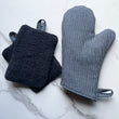Load image into Gallery viewer, Mallard Oven Mitt & Pot Holder Set - Denim