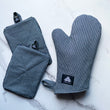 Load image into Gallery viewer, Mallard Oven Mitt & Pot Holder Set - Denim