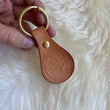Load image into Gallery viewer, PNW Mermaid Leather &amp; Brass Key fob - Two Sizes
