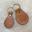 Load image into Gallery viewer, PNW Mermaid Leather &amp; Brass Key fob - Two Sizes
