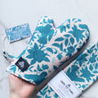 Load image into Gallery viewer, CS Collection: Floral Canvas Oven Mitt
