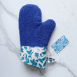 Load image into Gallery viewer, CS Collection: Floral Canvas Oven Mitt
