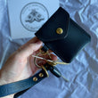 Load image into Gallery viewer, Minimalist Leather Keychain Card Wallet - Fine Latigo Leather
