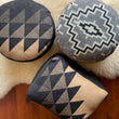 Load image into Gallery viewer, Custom Meditation Pillow - Made with Pendleton®️ Wool, Canvas and Waxed Canvas
