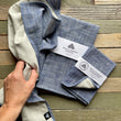 Load image into Gallery viewer, Indigo Double Cloth Chambray Handkerchief or Bandana
